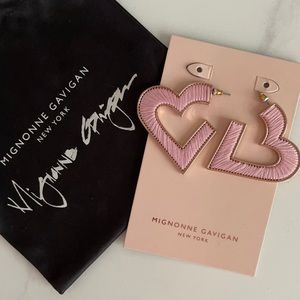 Mignonne Gavigan heart shaped earrings